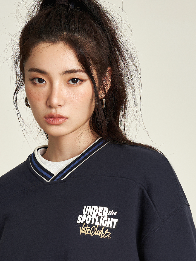 VOTE Under the Spotlight V-Neck Sweatshirt