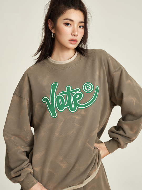 VOTE Basic Washing Sweatshirt