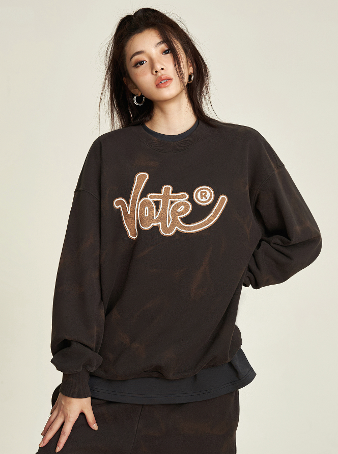 VOTE Basic Washing Sweatshirt