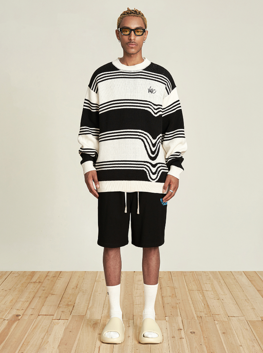 VOTE Classic Striped Knit Sweater
