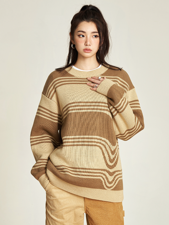 VOTE Classic Striped Knit Sweater