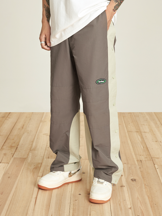 VOTE Contrast Color Breasted Pants