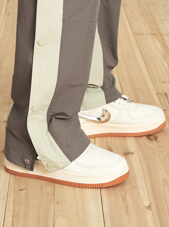 VOTE Contrast Color Breasted Pants