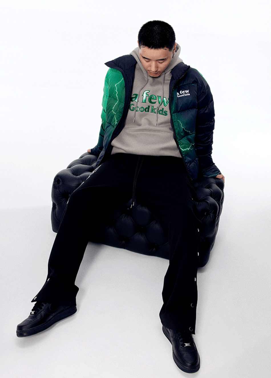 AFGK Lightning Logo Down Jacket