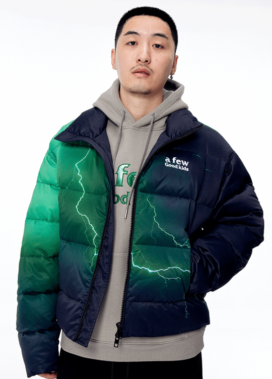 AFGK Lightning Logo Down Jacket