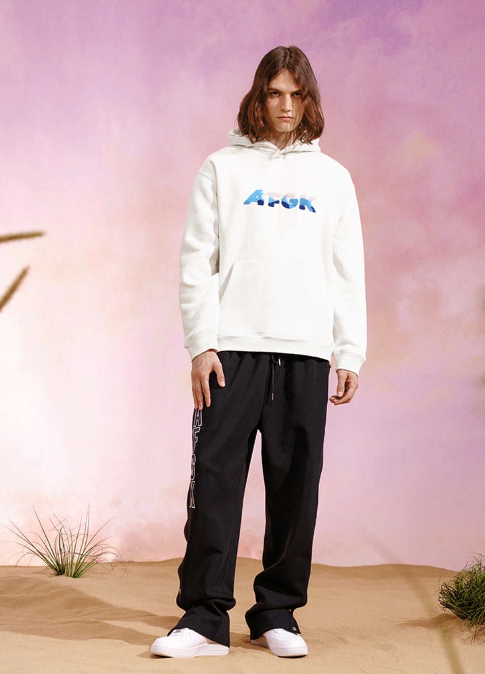 AFGK Embroidered Camouflage Logo Hoodie