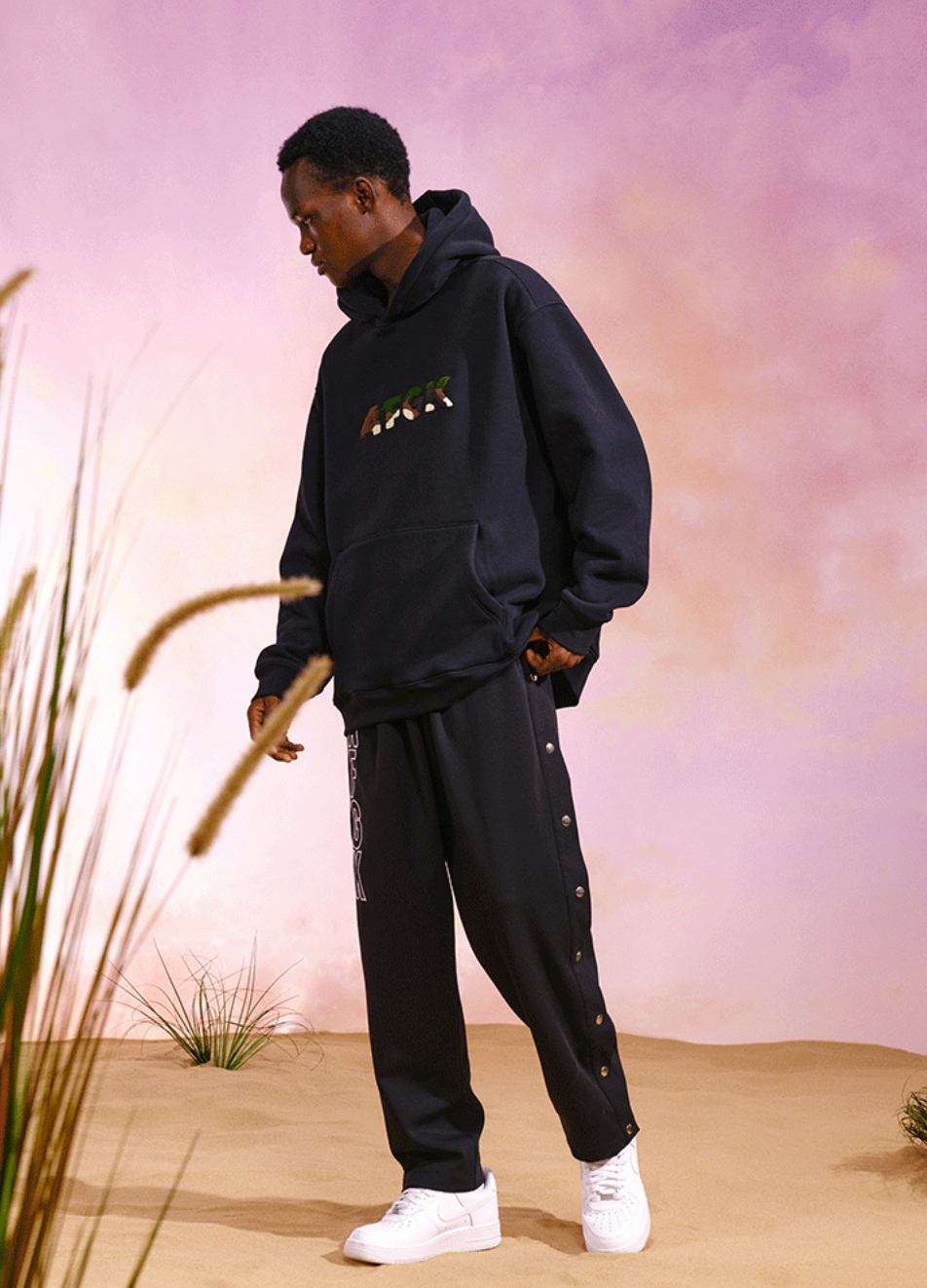 AFGK Embroidered Camouflage Logo Hoodie