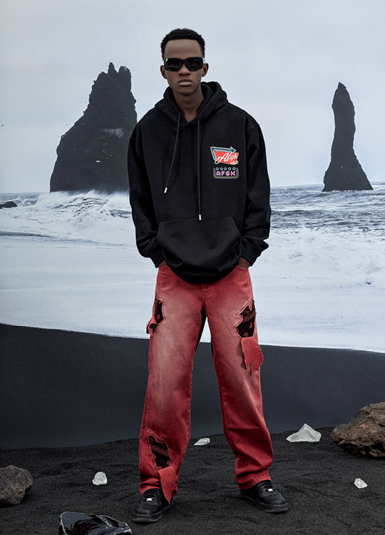 AFGK Basic Letters LOGO Hoodie