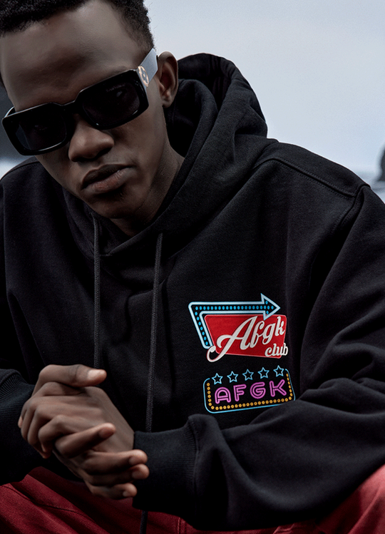 AFGK Basic Letters LOGO Hoodie