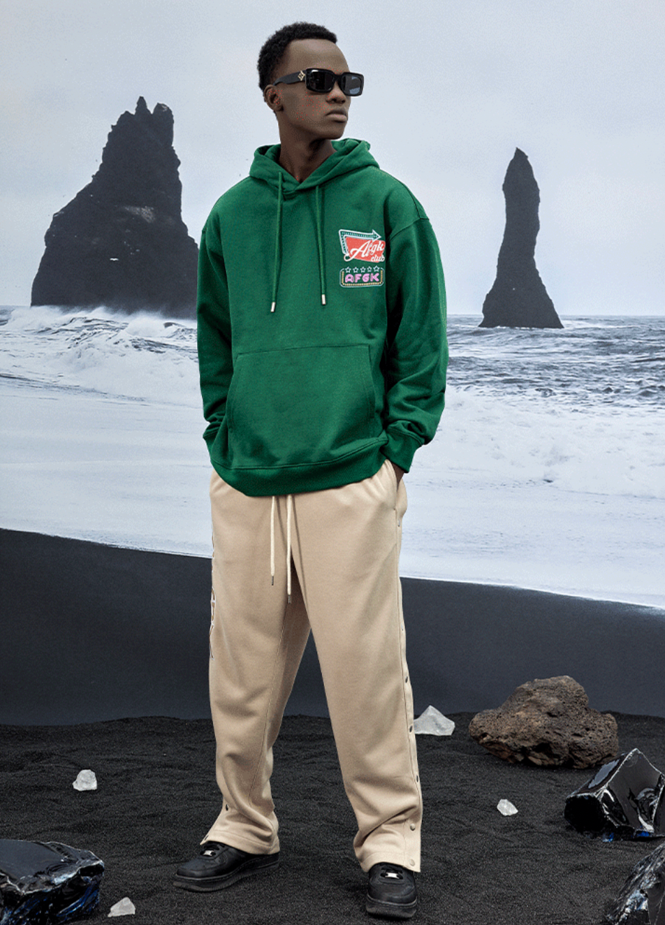 AFGK Basic Letters LOGO Hoodie