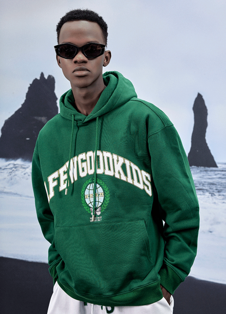 AFGK New Earth Print Hoodie