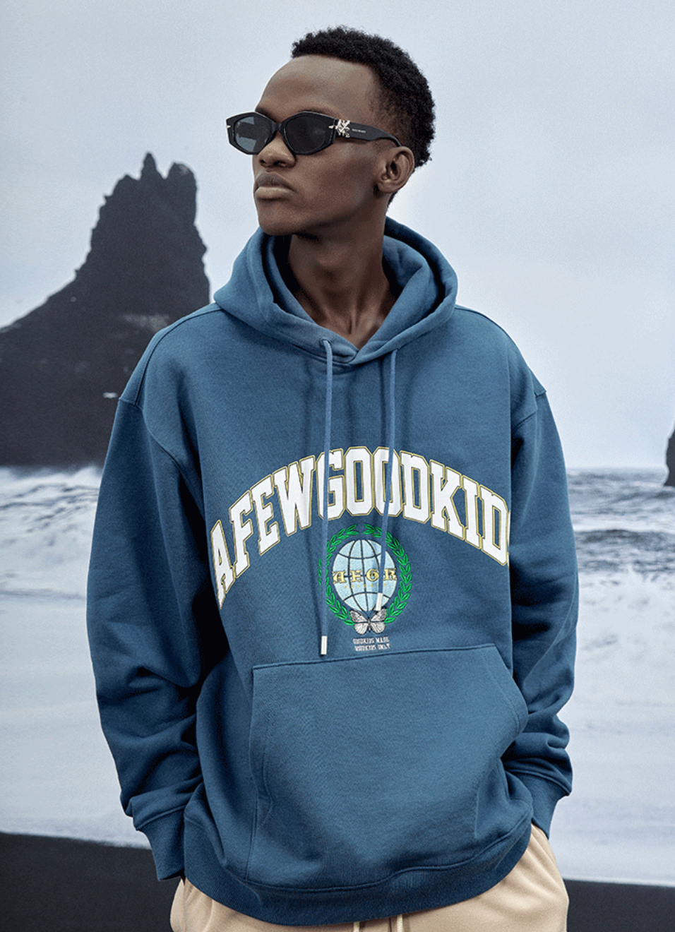 AFGK New Earth Print Hoodie