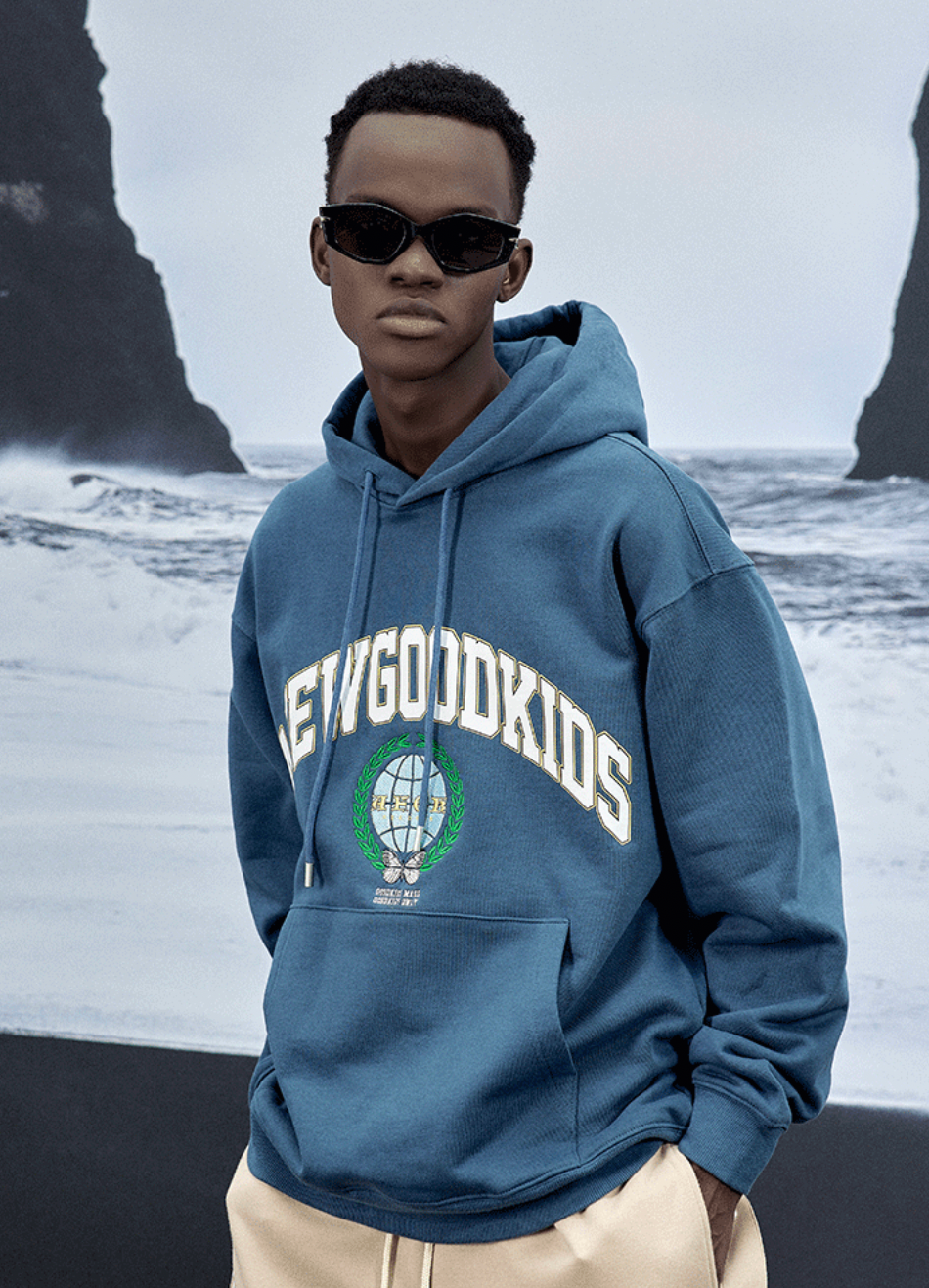 AFGK New Earth Print Hoodie