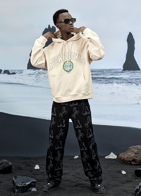 AFGK New Earth Print Hoodie