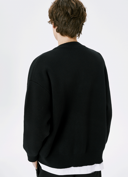 AFGK Lucky Clover Knit Sweater Cardigan