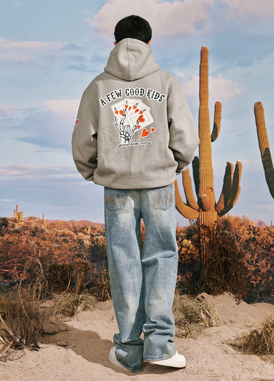 AFGK Basic Embroidered Denim Jeans