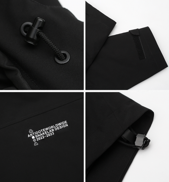 ANTIDOTE Windproof Hooded Zipper Functional Jacket