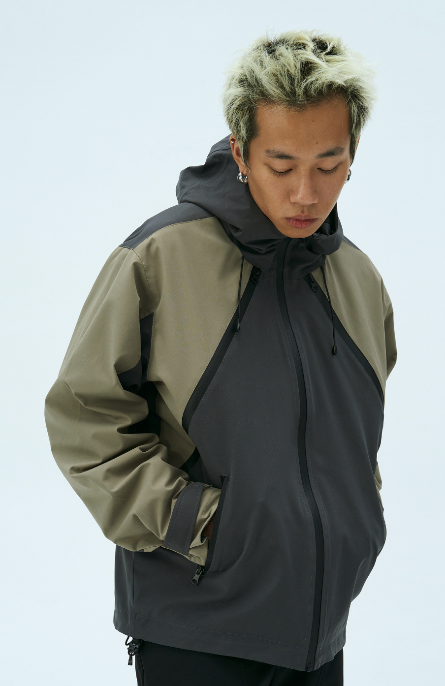ANTIDOTE Windproof Hooded Zipper Functional Jacket