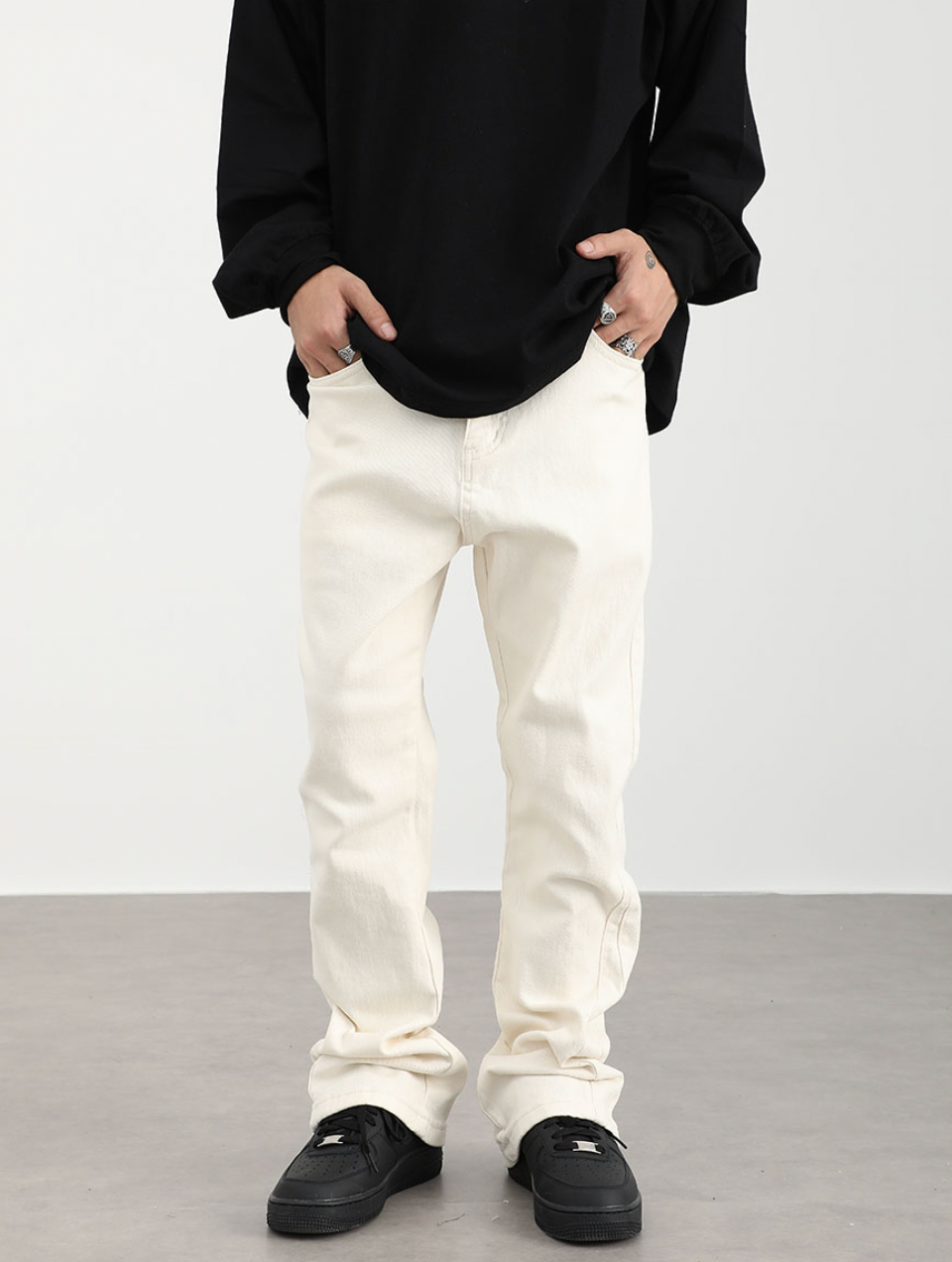 F3F Select Washed Old Flared Jeans