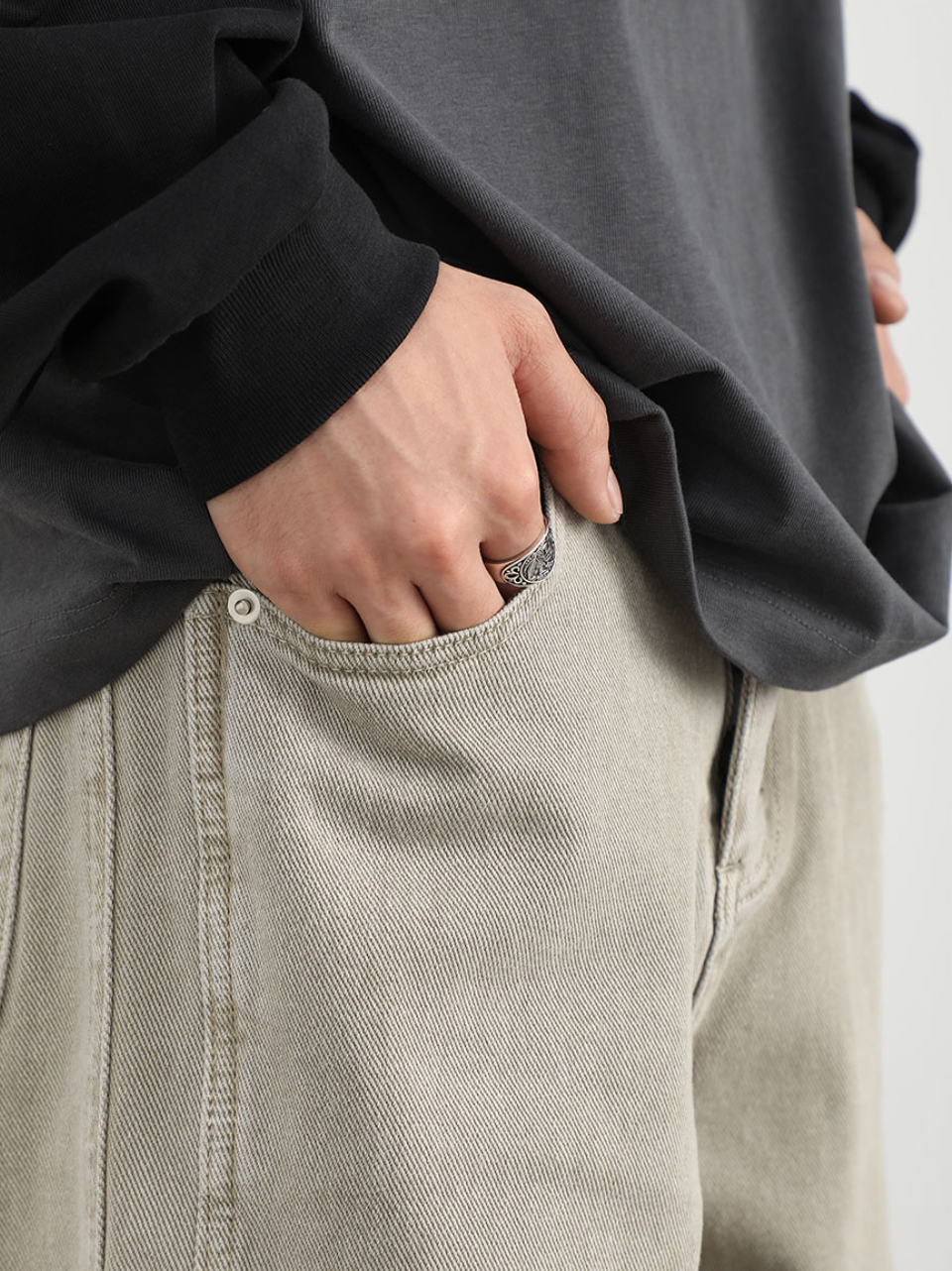 F3F Select Wash Old Patchwork Jeans