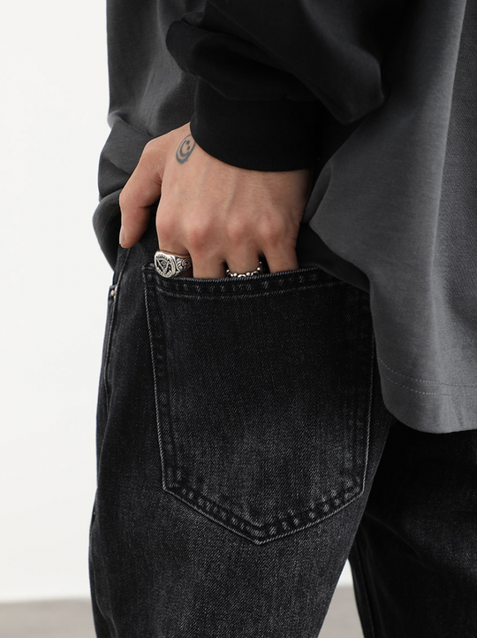 F3F Select Wash Old Stitching Jeans