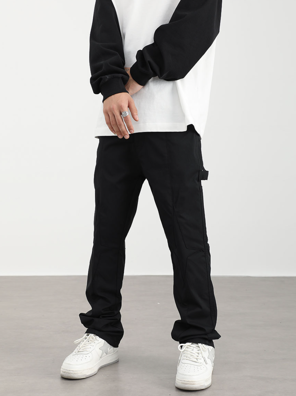 F3F Select Splicing Wind Slim Micro Lab Pants