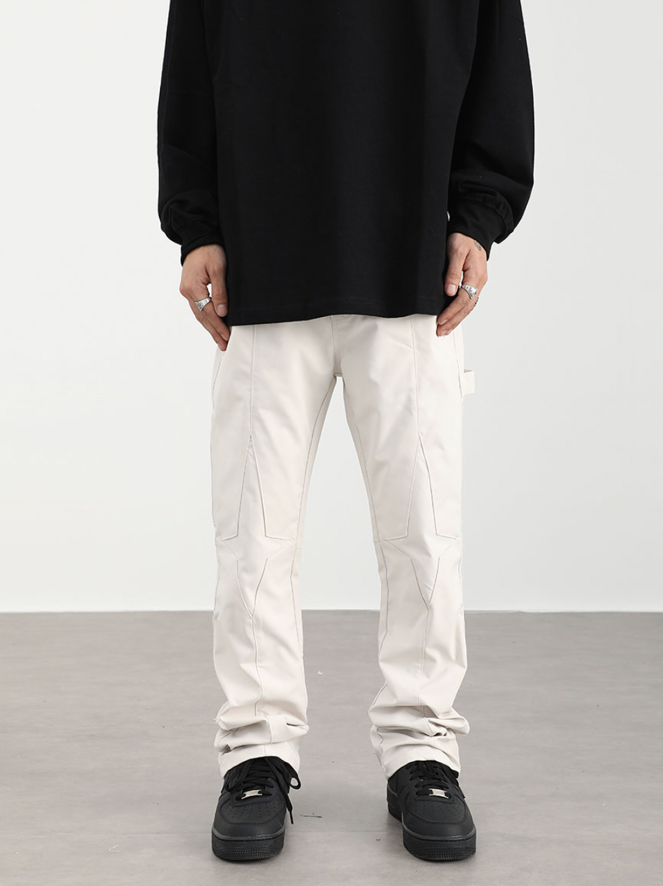 F3F Select Splicing Wind Slim Micro Lab Pants