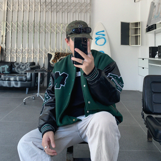 F3F Select Patch Embroidered Varsity Jacket