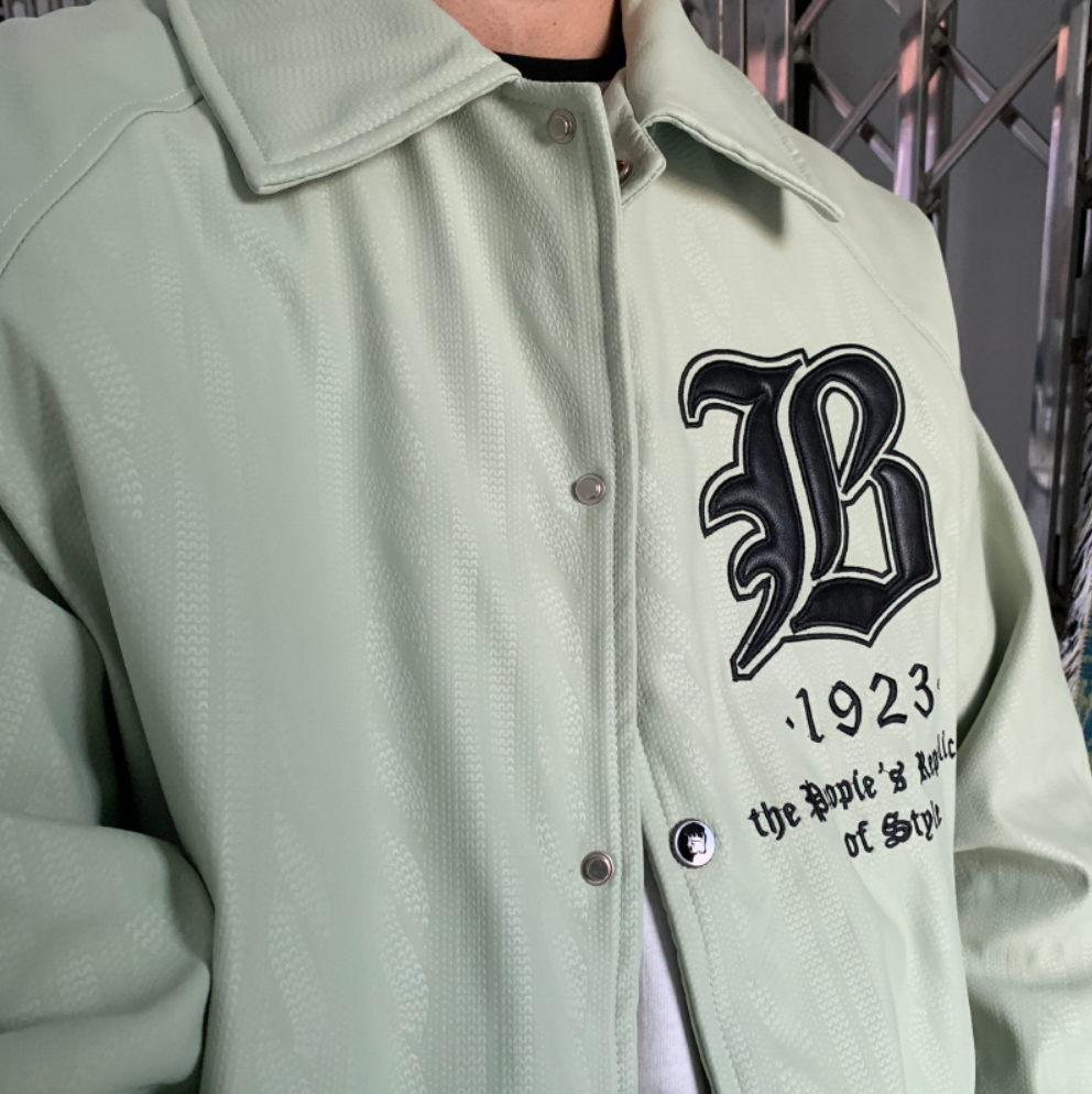 F3F Select Twist Dark Embroidery Lapel Jacket