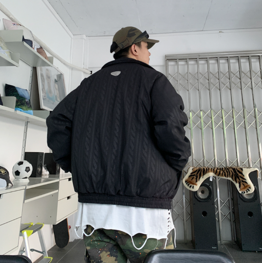 F3F Select Twist Dark Embroidery Lapel Jacket