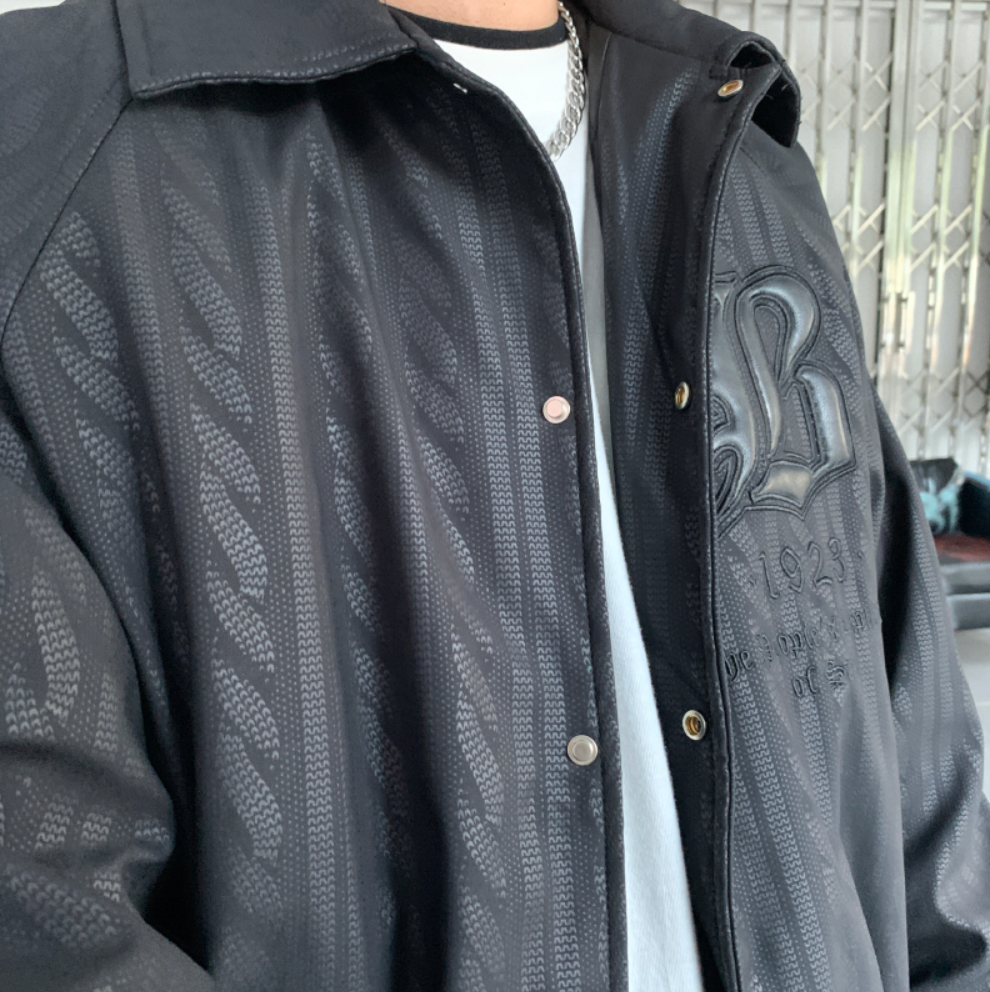 F3F Select Twist Dark Embroidery Lapel Jacket