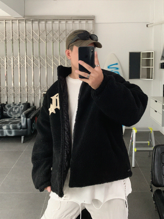 F3F Select  Logo Sherpa Fleece Jacket