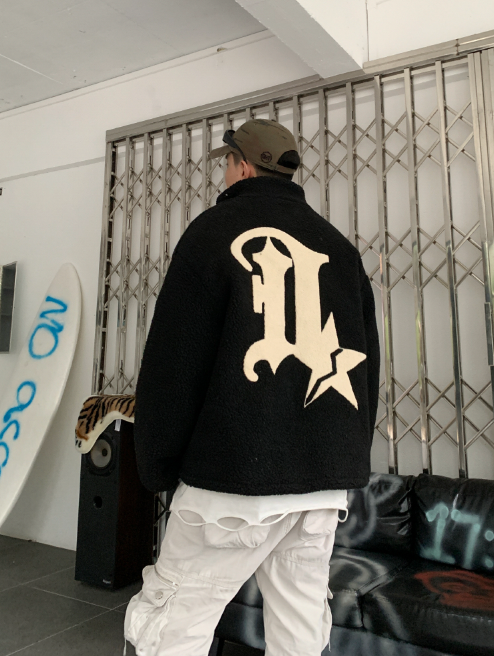 F3F Select  Logo Sherpa Fleece Jacket