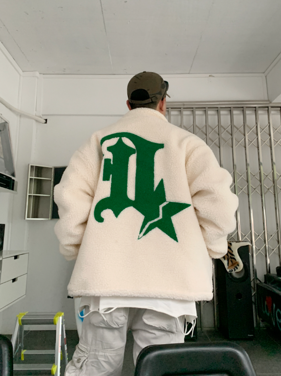 F3F Select  Logo Sherpa Fleece Jacket
