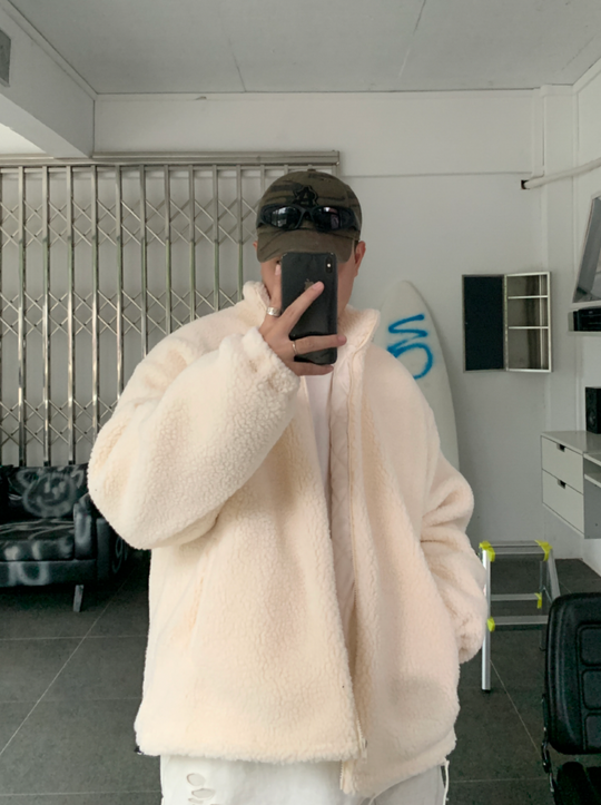 F3F Select  Logo Sherpa Fleece Jacket