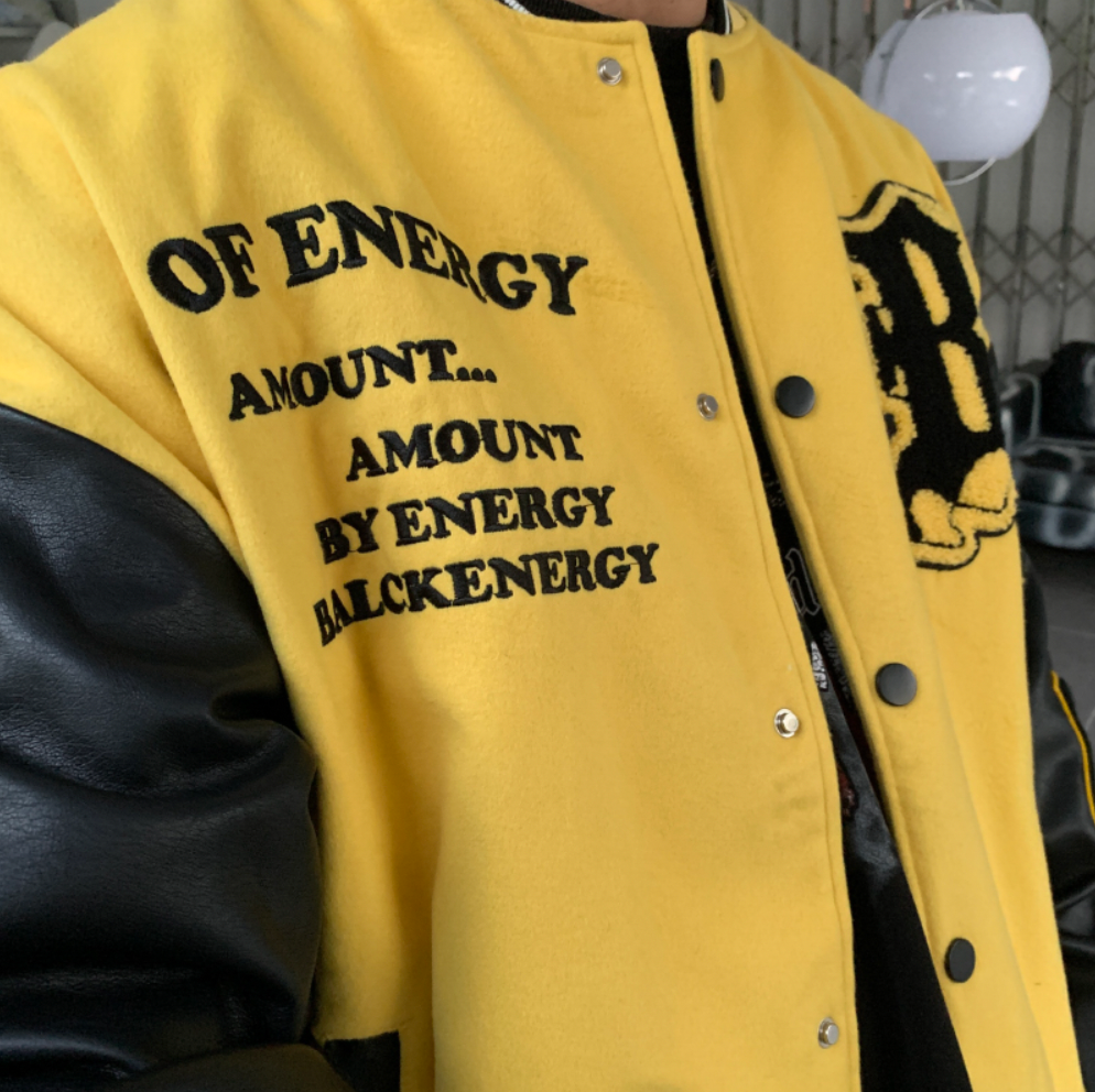 F3F Select Flame Embroidered Varsity Jacket