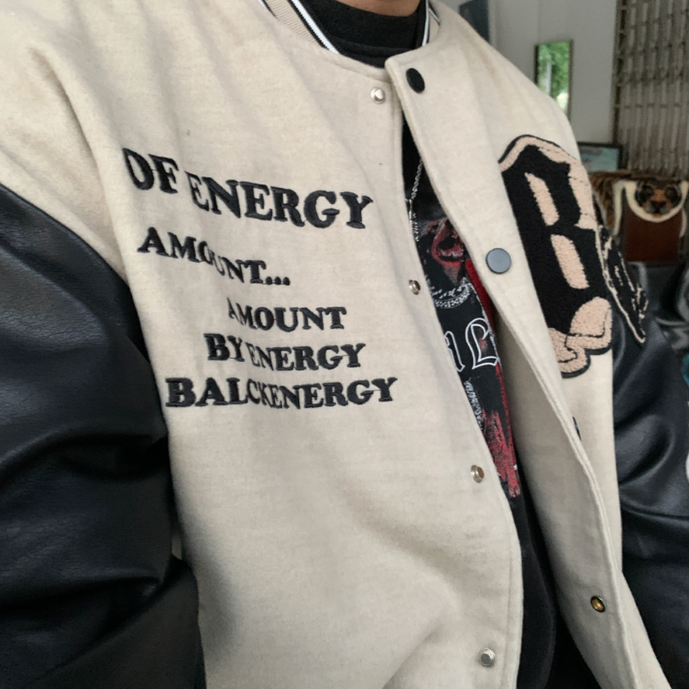 F3F Select Flame Embroidered Varsity Jacket