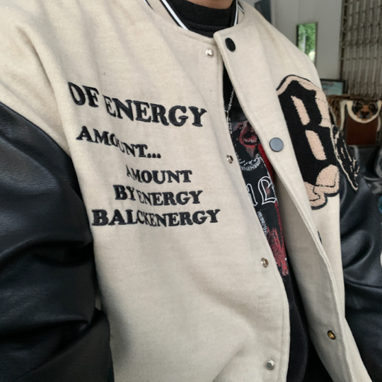 F3F Select Flame Embroidered Varsity Jacket