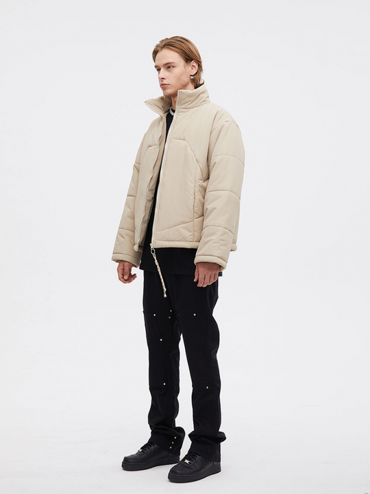 F3F Select Solid Color Stand Collar Jacket