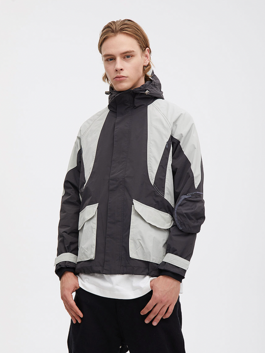 F3F Select Color Stitching Functional Wind Jacket