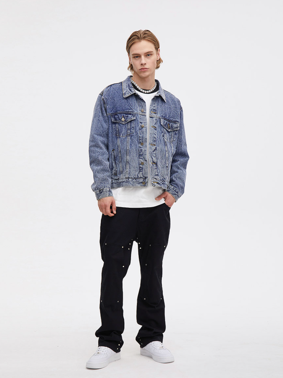 F3F Select Washed Old Denim Jacket
