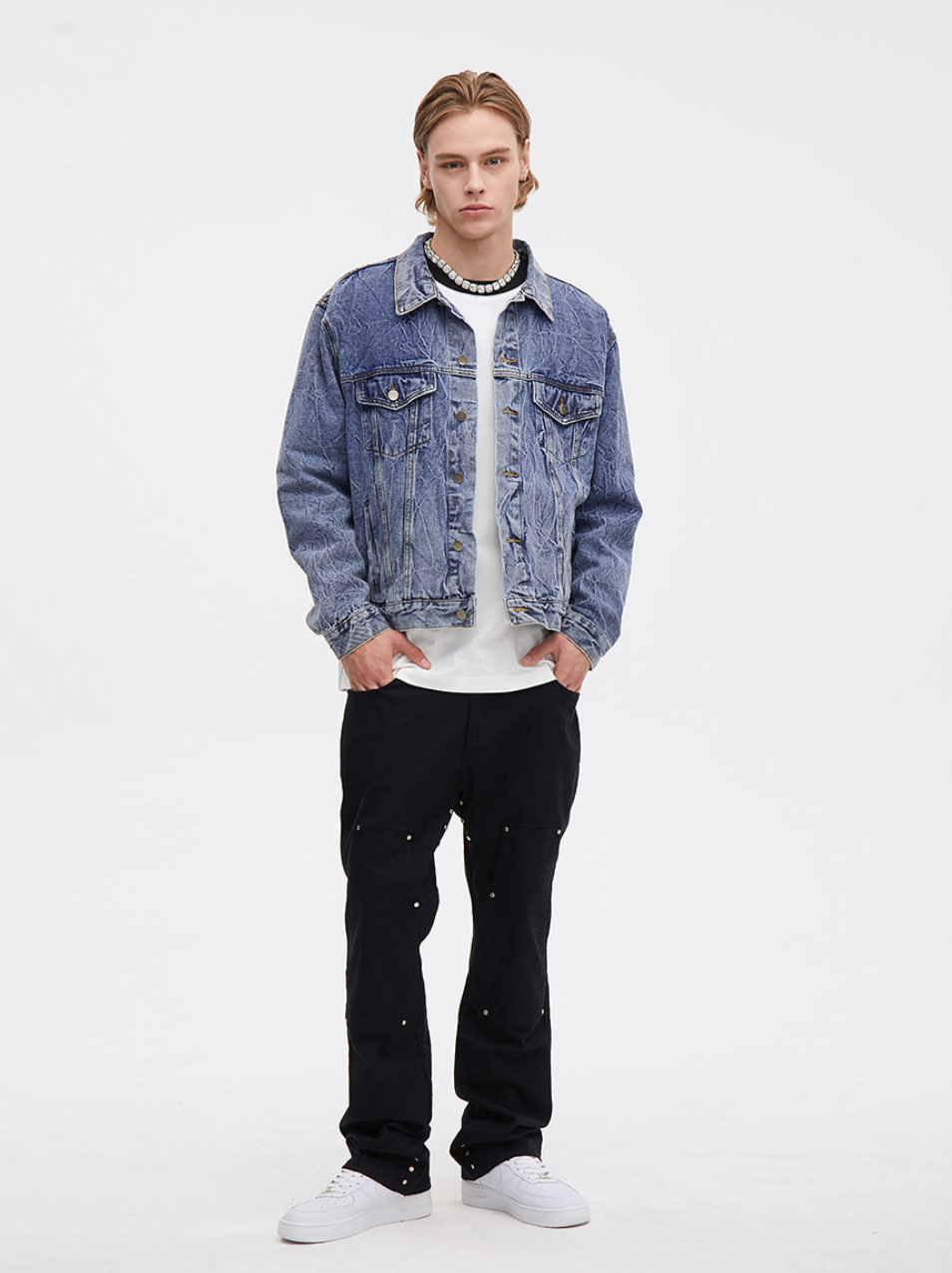 F3F Select Washed Old Denim Jacket
