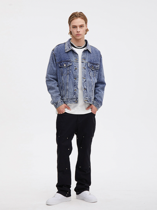 F3F Select Washed Old Denim Jacket