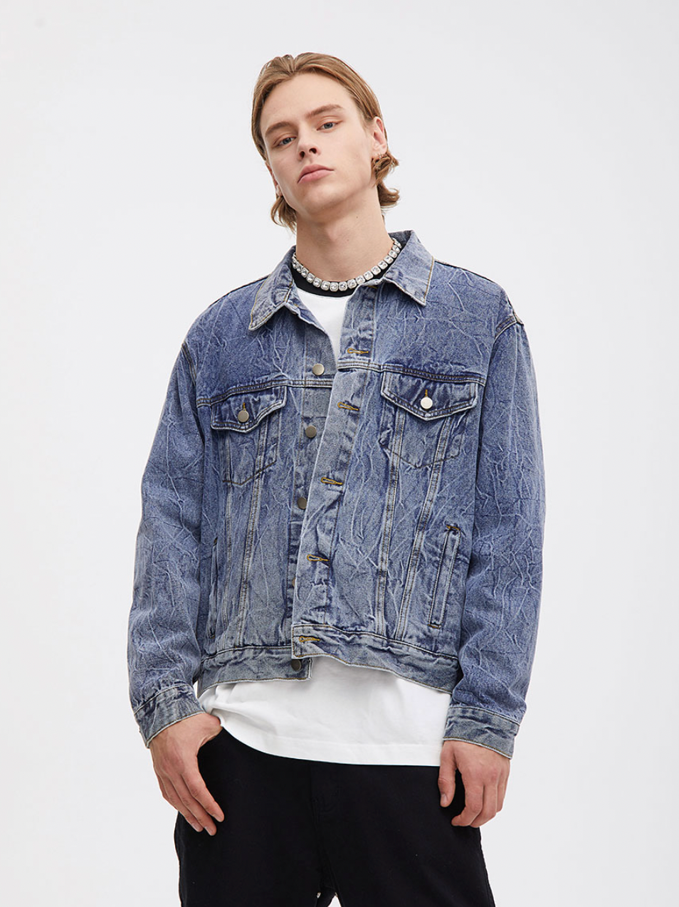 F3F Select Washed Old Denim Jacket