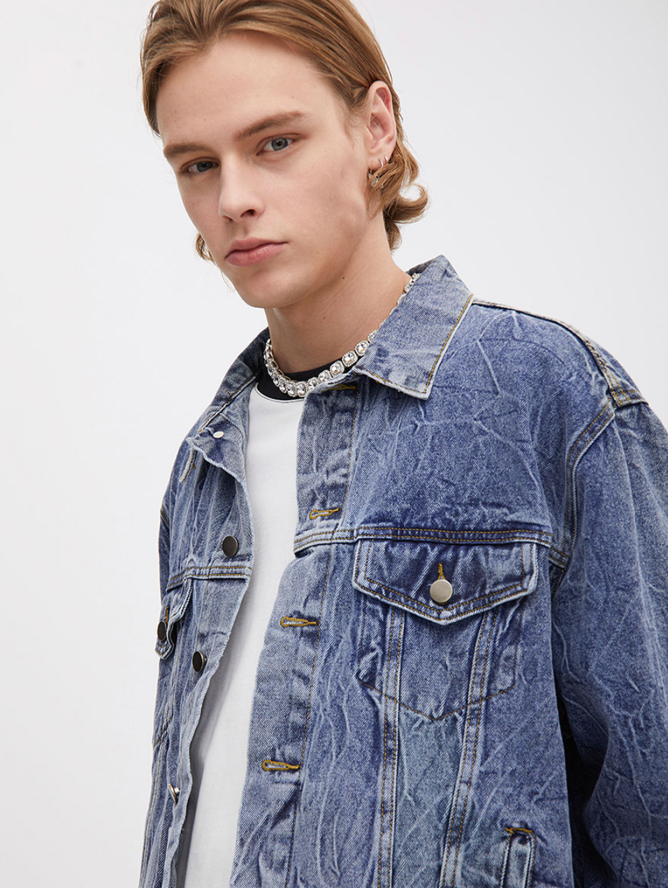 F3F Select Washed Old Denim Jacket