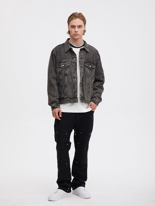 F3F Select Washed Old Denim Jacket