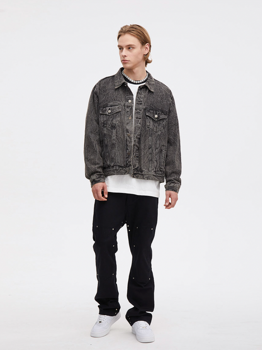 F3F Select Washed Old Denim Jacket