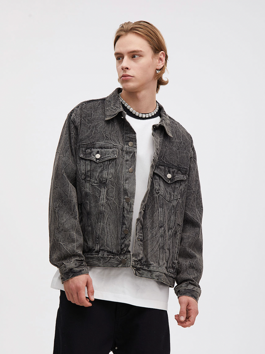 F3F Select Washed Old Denim Jacket