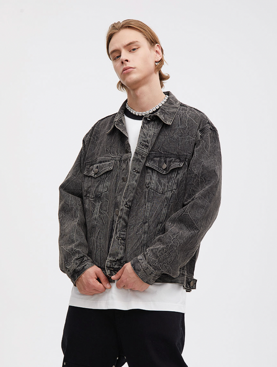 F3F Select Washed Old Denim Jacket