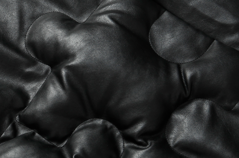 YADcrew 3D Puzzle PU Leather Down Jacket